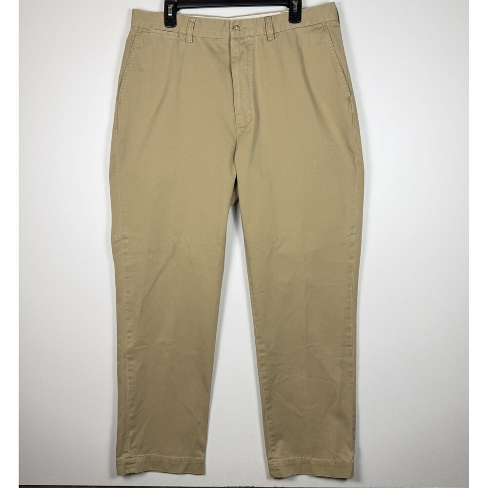 Polo Ralph Lauren Prospect Pant Men 36x32 (Fits 36x31) Khaki Cotton Casual Chino